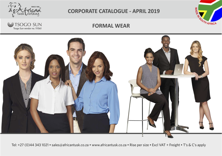 Download African Tusk Clothing, Afri Uniform & Chef and eChef